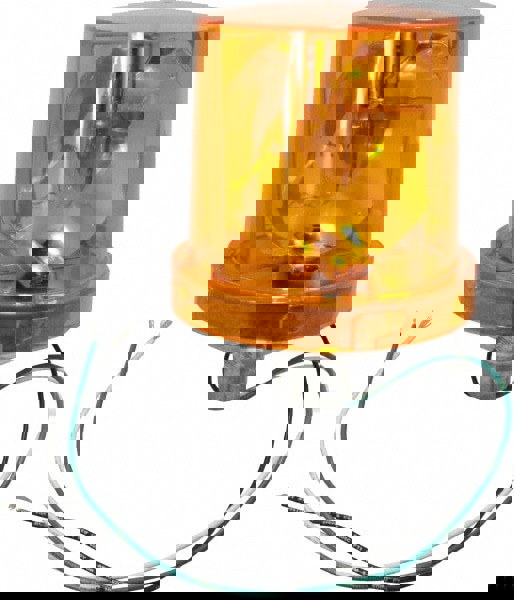 4X NEMA Rated, 120 VAC, 0.22 Amp, 25 Watt, Rotating Beacon Incandescent Light